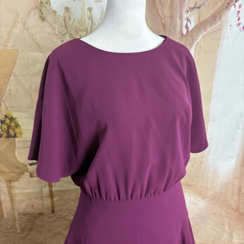 NEW Alice + Olivia Palmira Tie-Back Tiered Dress - Picture 6 of 12